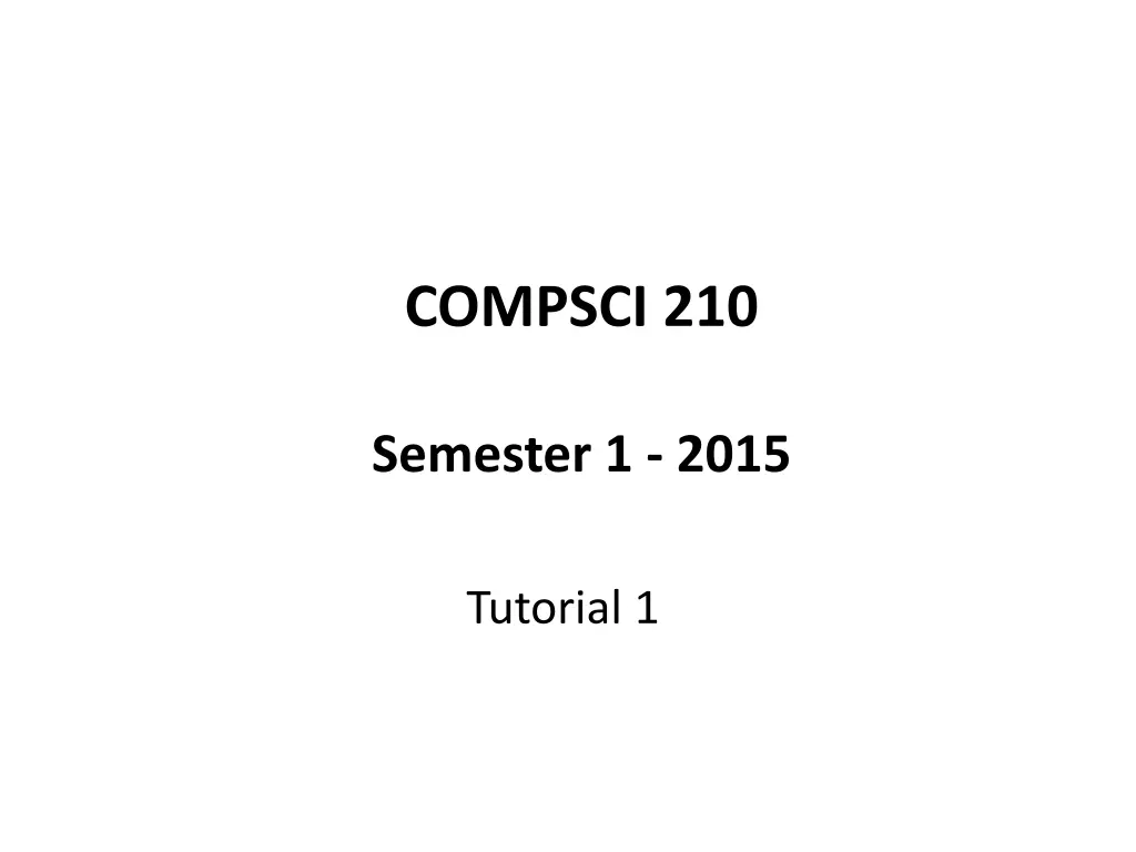 compsci 210