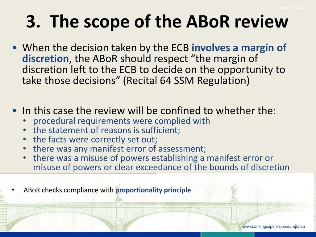 ecb confidential