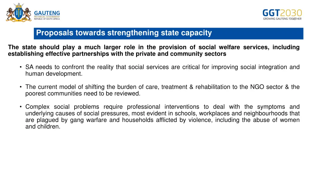 proposals towards strengthening state capacity 2