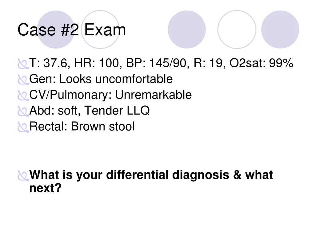 case 2 exam