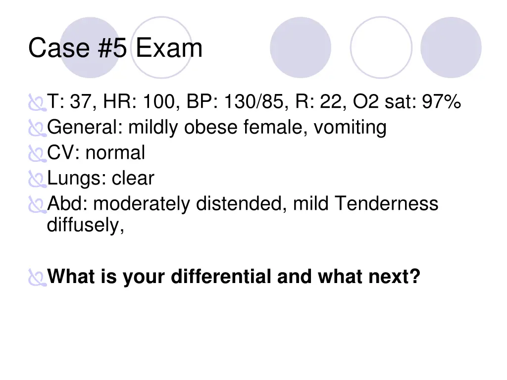 case 5 exam