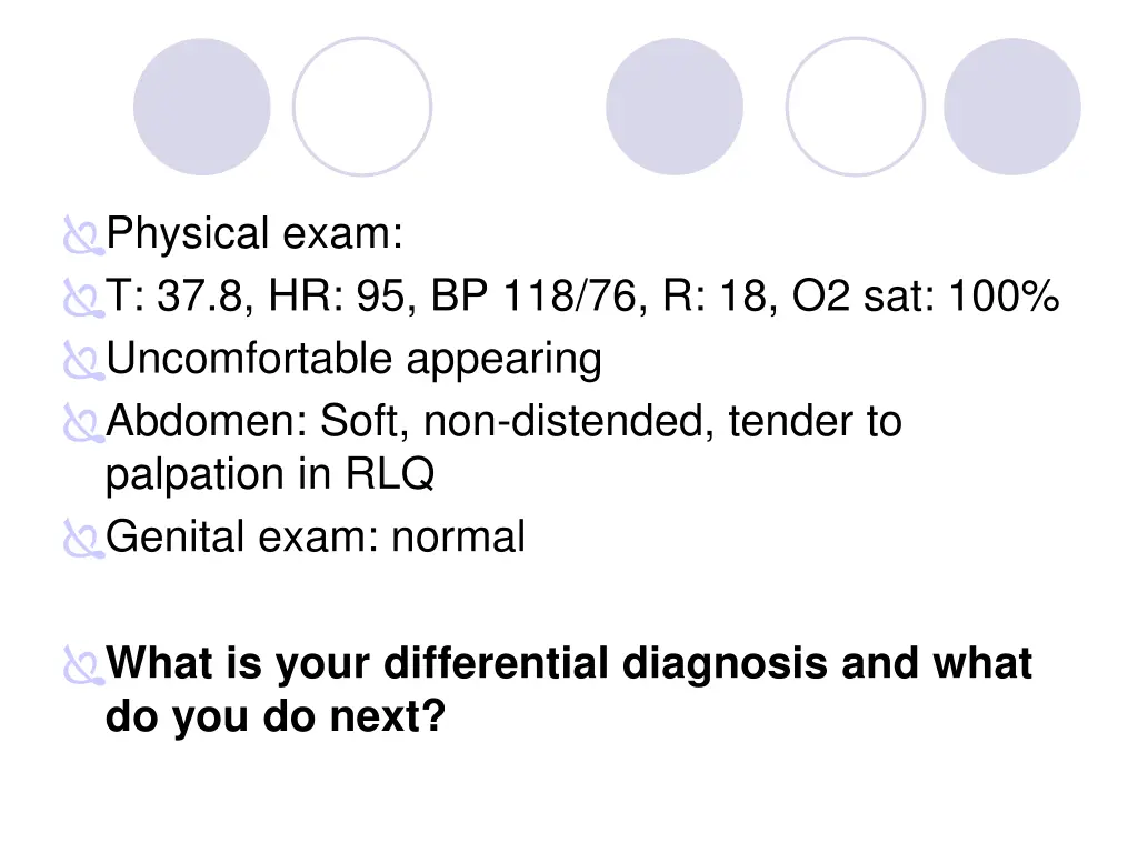 physical exam