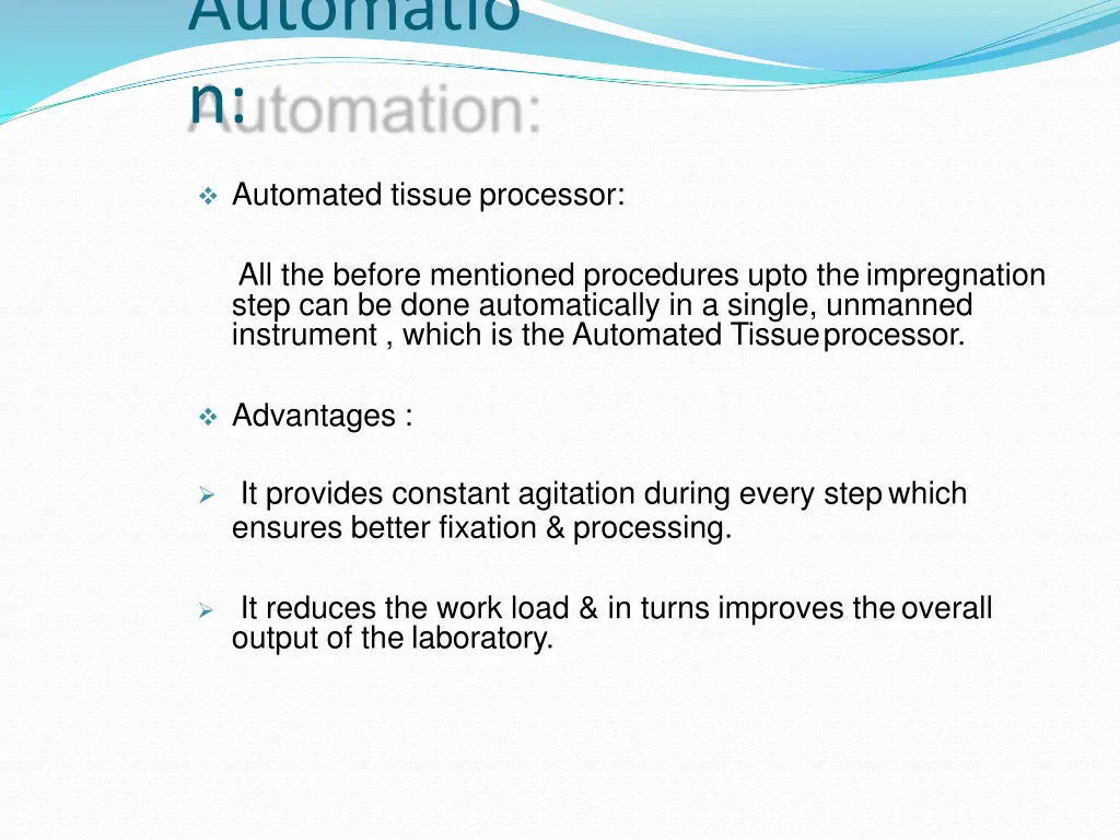 automatio n