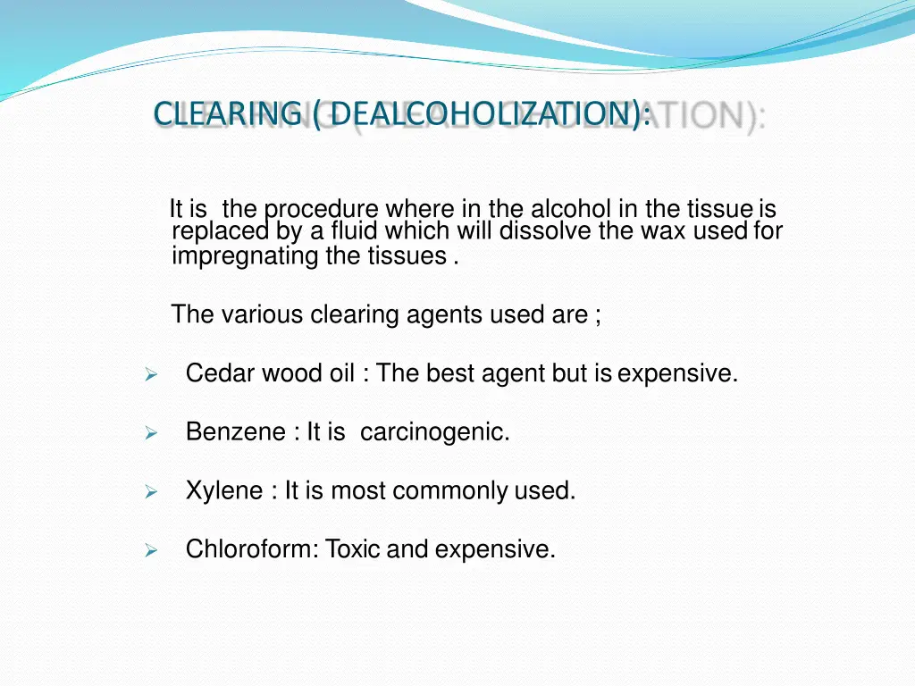 clearing dealcoholization