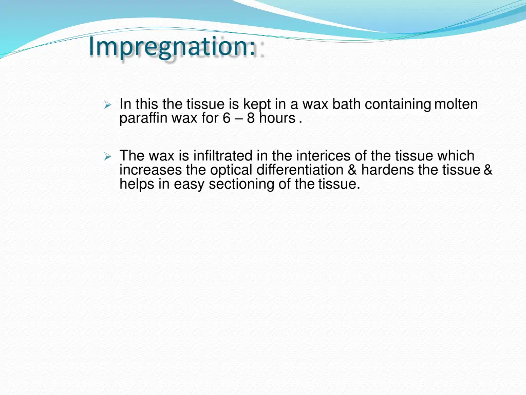 impregnation