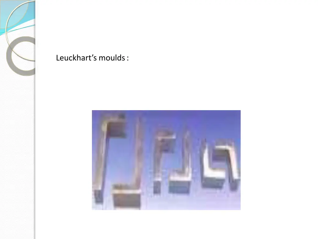 leuckhart s moulds