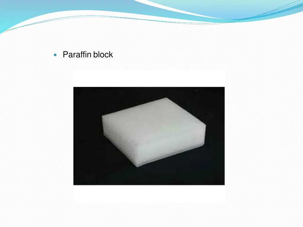 paraffin block