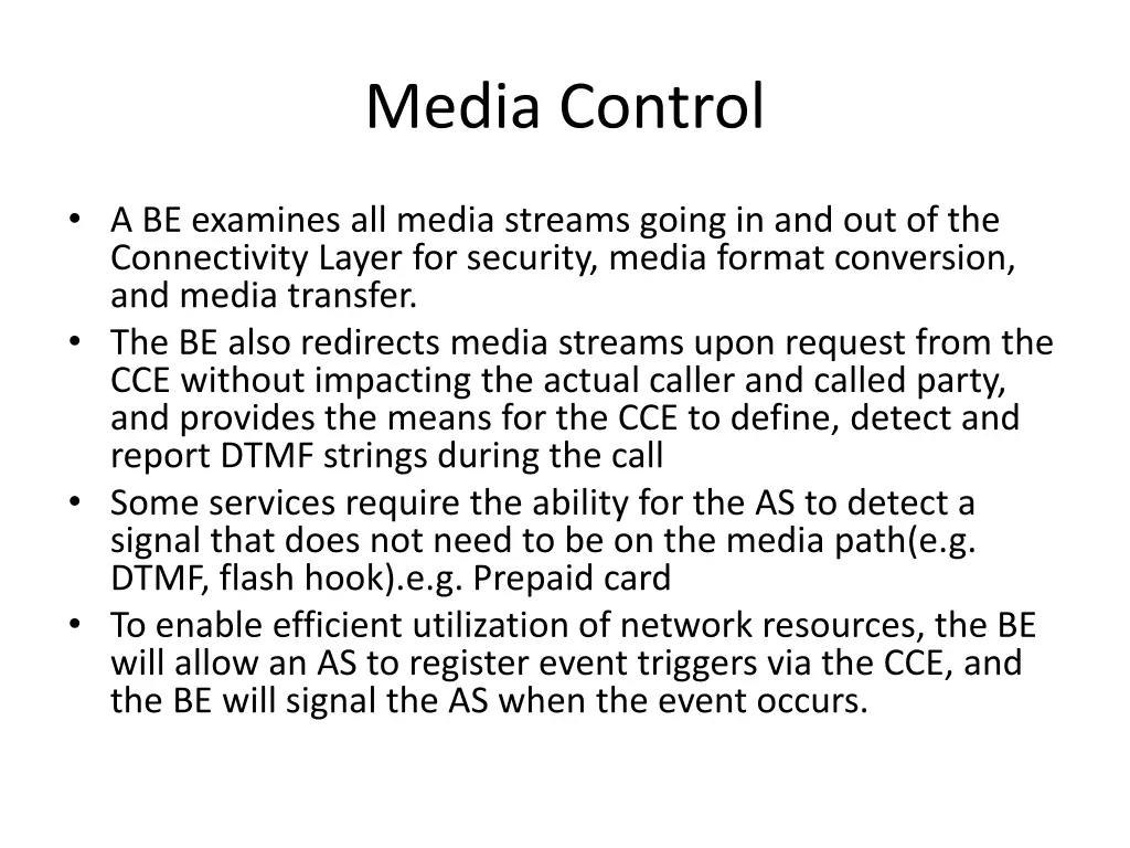 media control