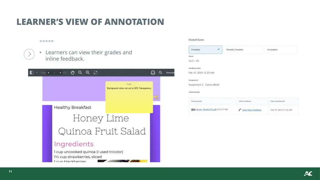 learner s view of annotation