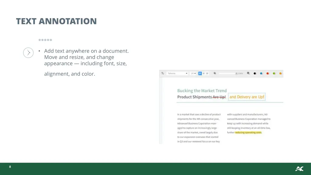 text annotation