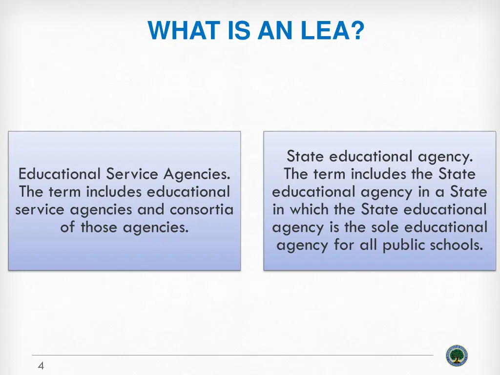 what is an lea 1