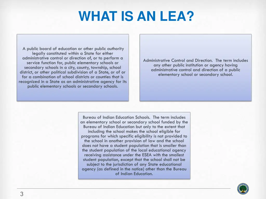 what is an lea
