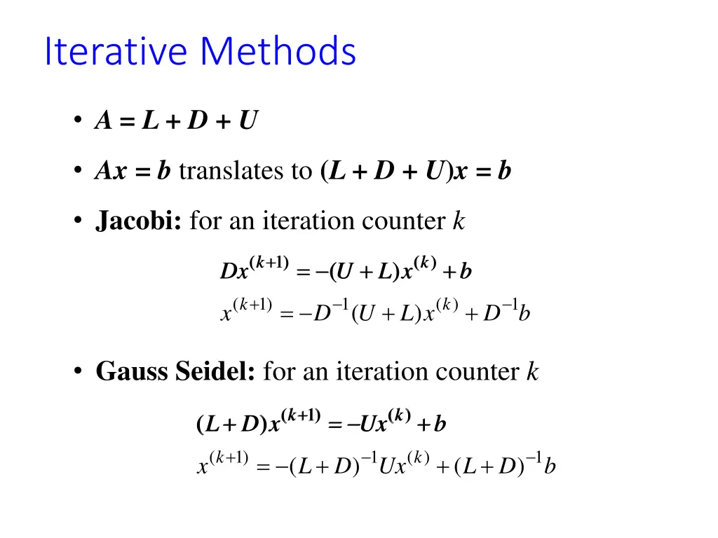 iterative methods 2