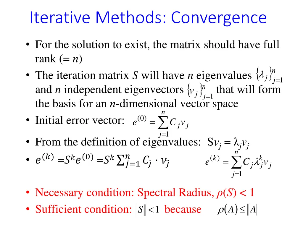 iterative methods convergence 2