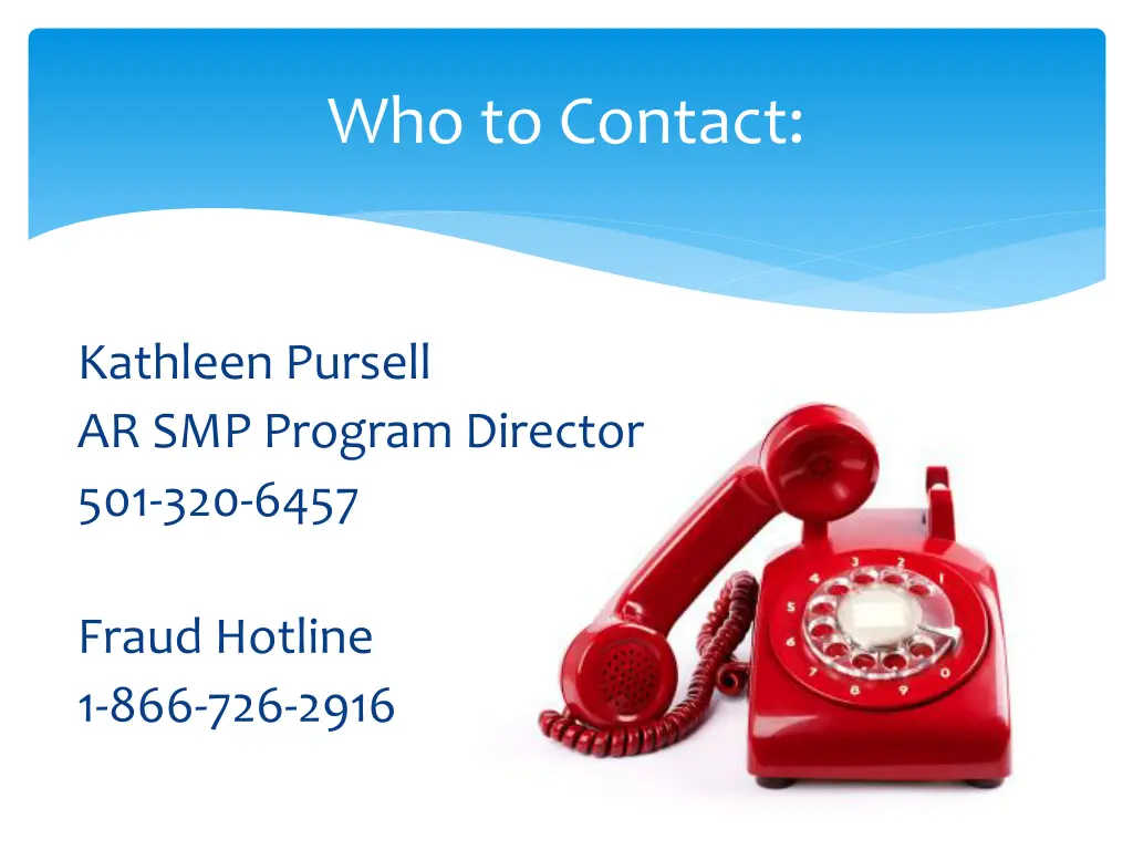 who to contact