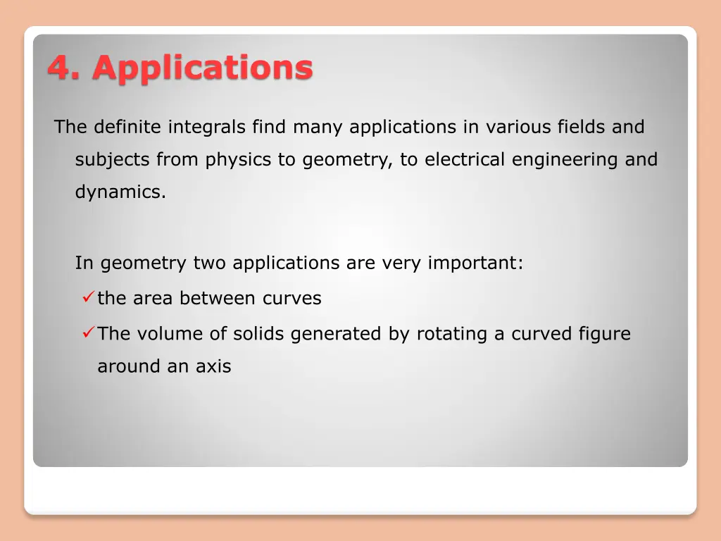 4 applications