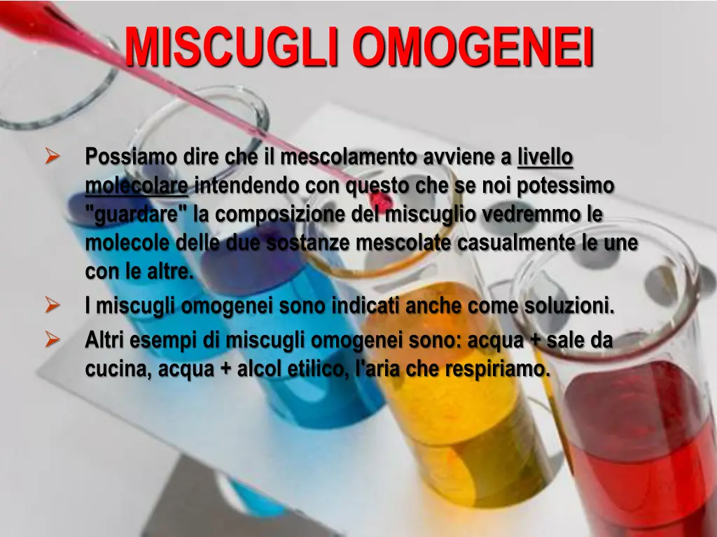 miscugli omogenei 3