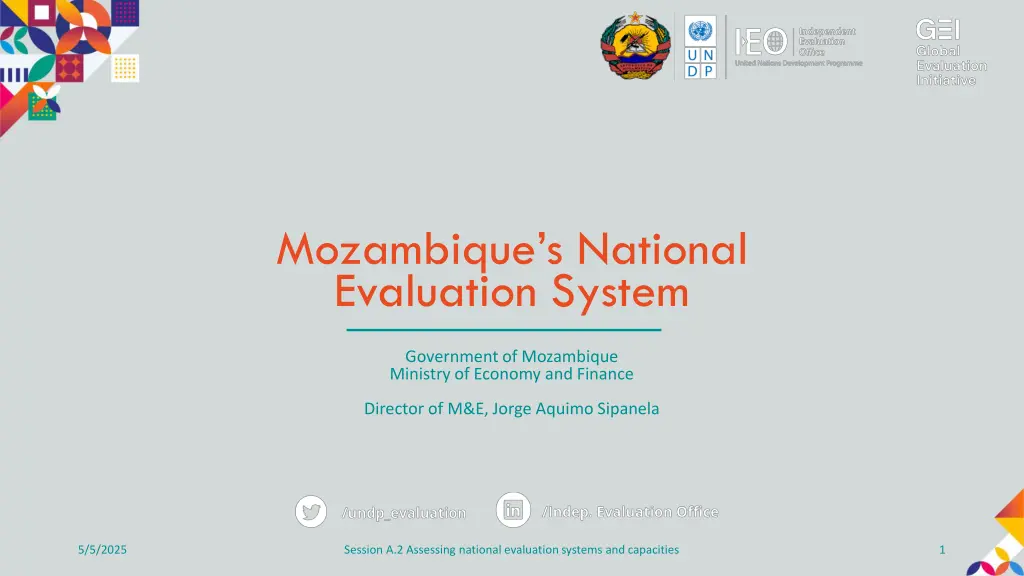 mozambique s national evaluation system