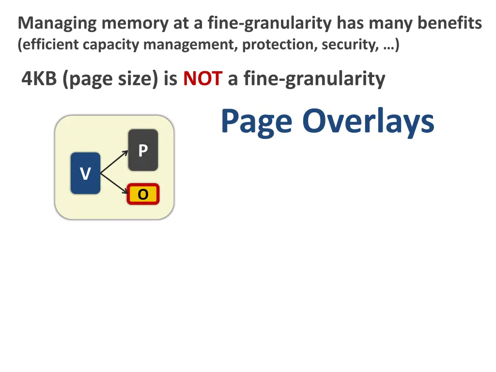 managing memory at a fine granularity has many 2
