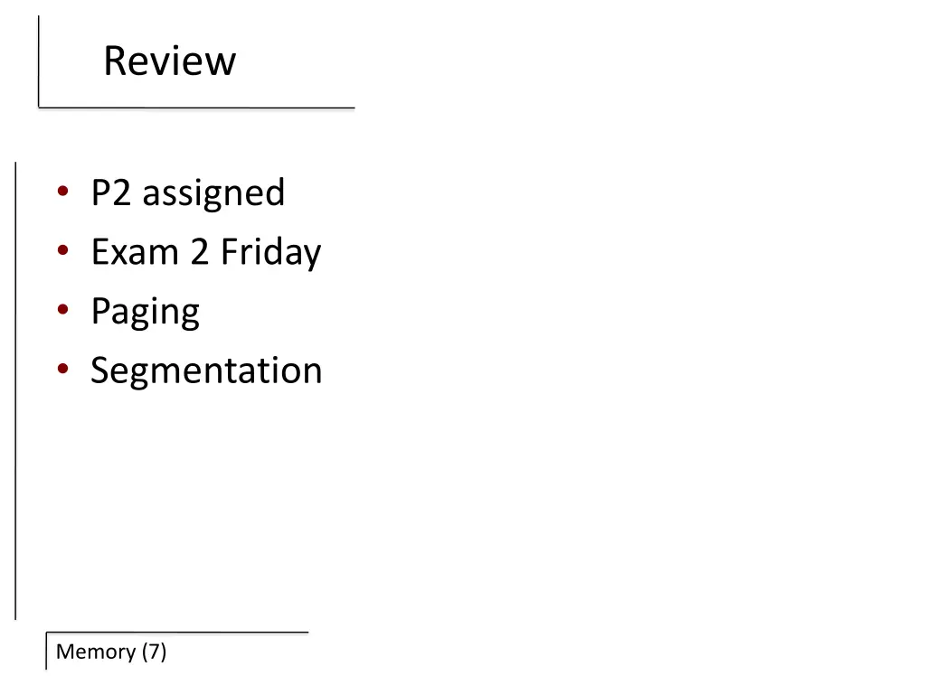 review