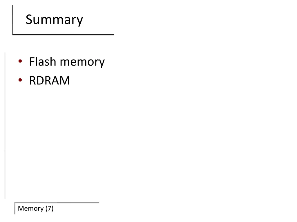 summary