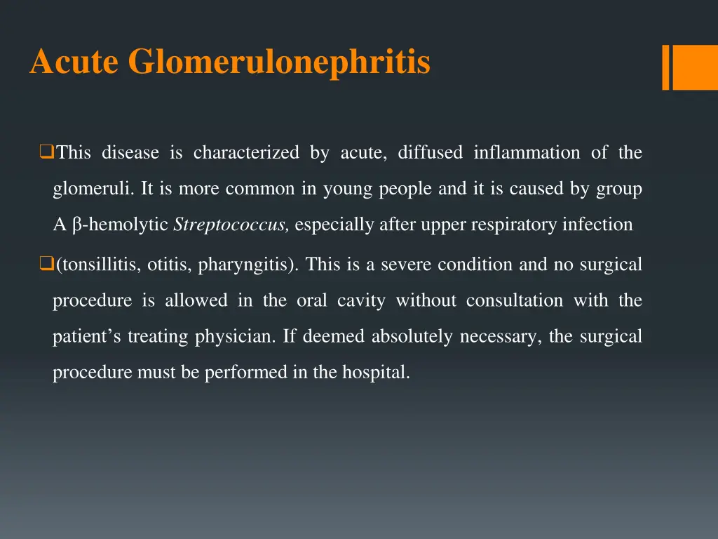 acute glomerulonephritis