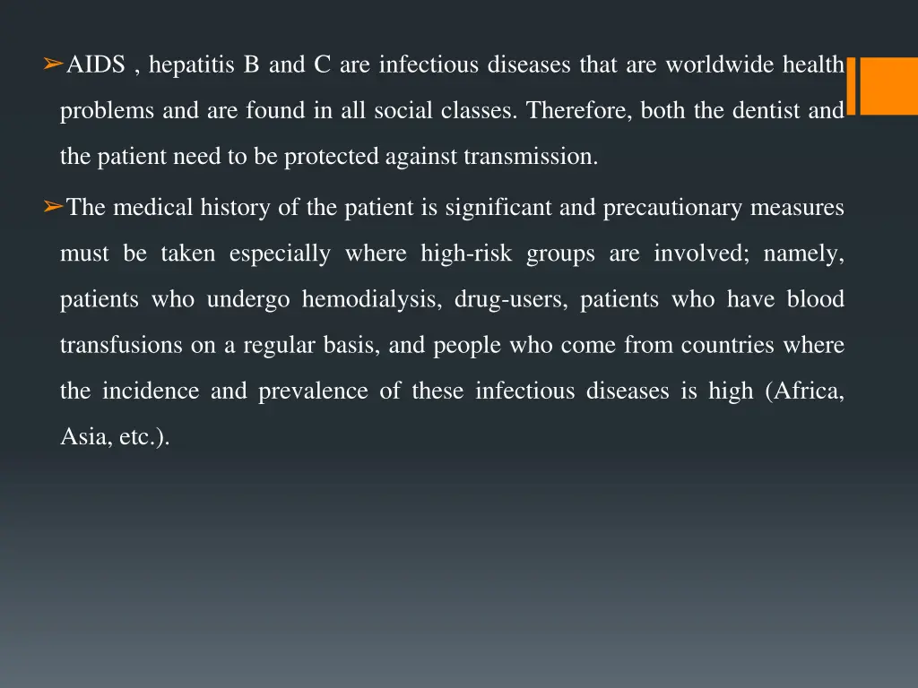 aids hepatitis b and c are infectious diseases