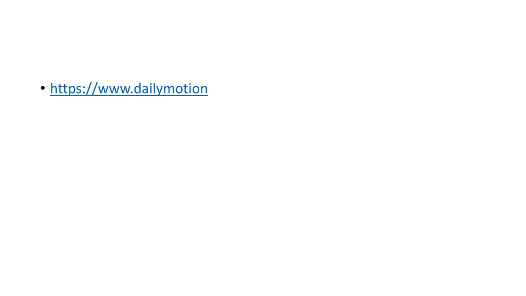 https www dailymotion