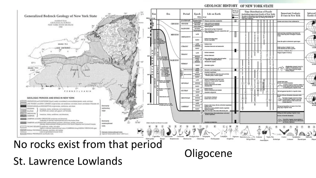 no rocks exist from that period st lawrence