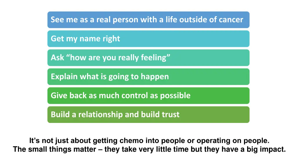 see me as a real person with a life outside