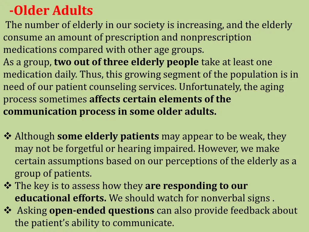 older adults the number of elderly in our society