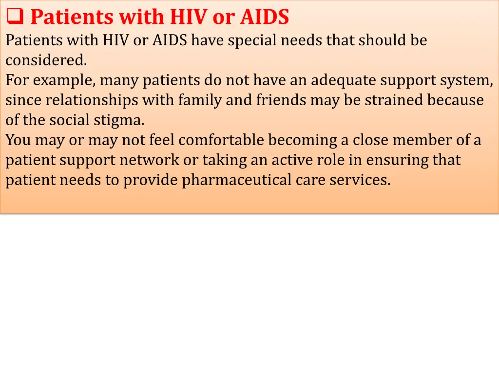 patients with hiv or aids patients with