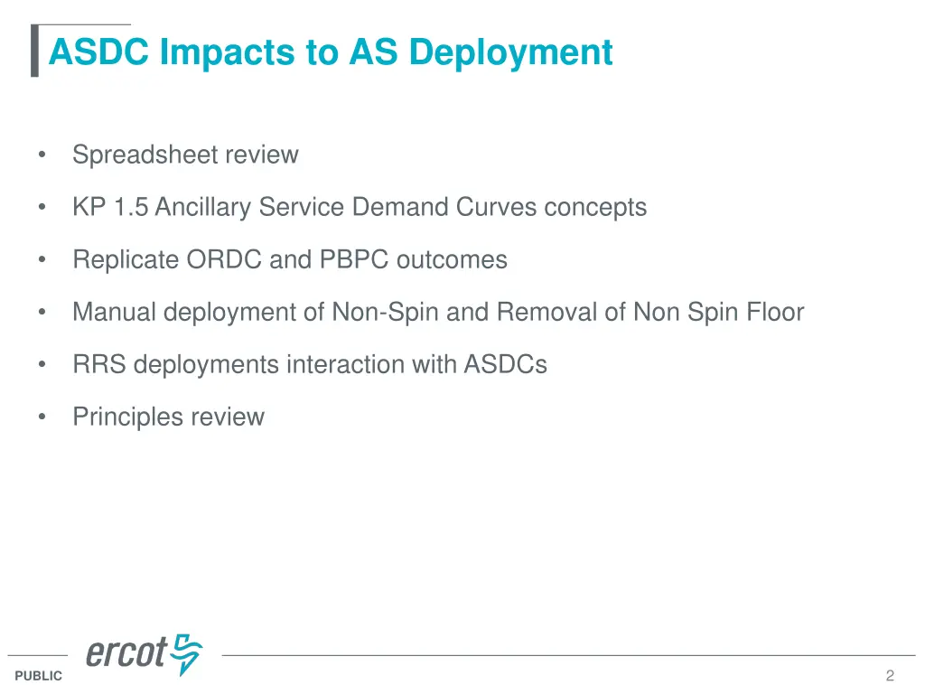 asdc impacts to as deployment