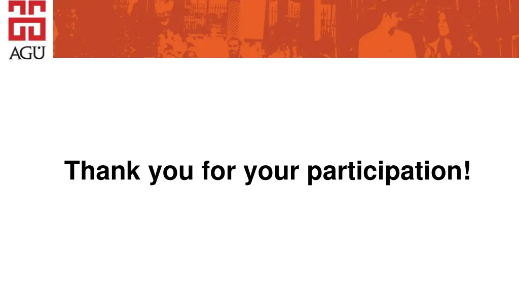 thank you for your participation
