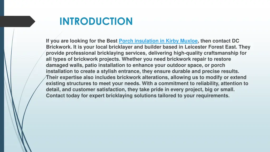 introduction