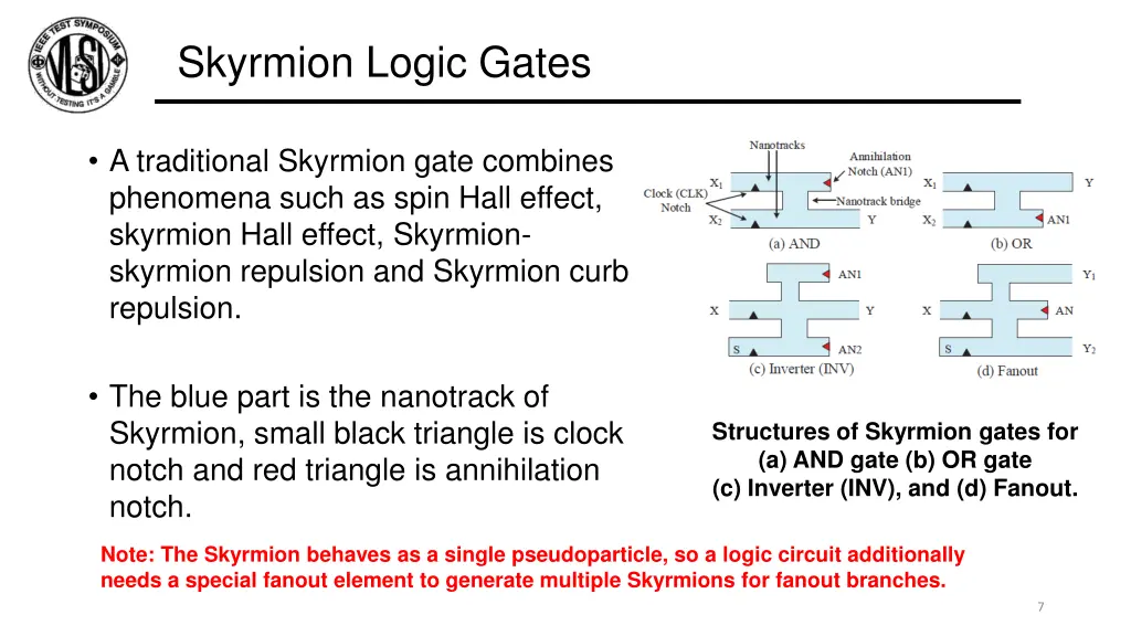skyrmion logic gates