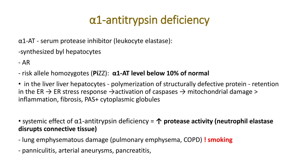 1 1 antitrypsin antitrypsin deficiency