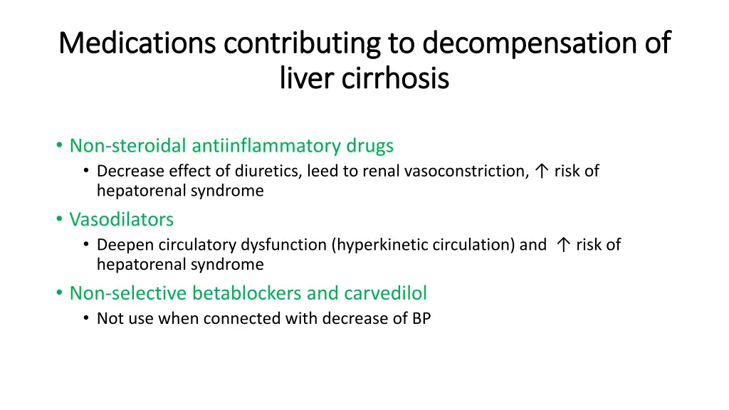 medications medications contributing