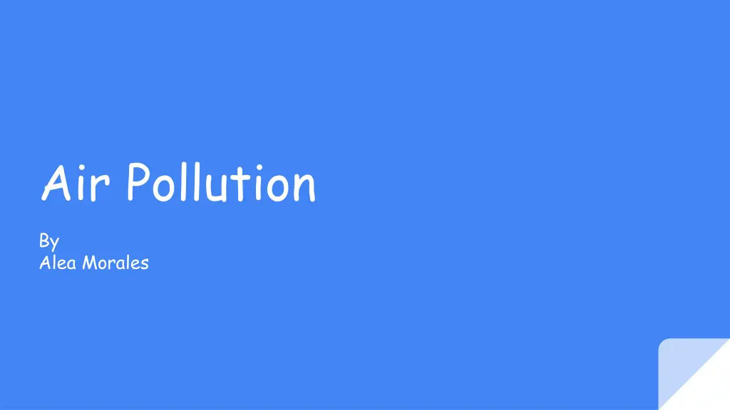 air pollution