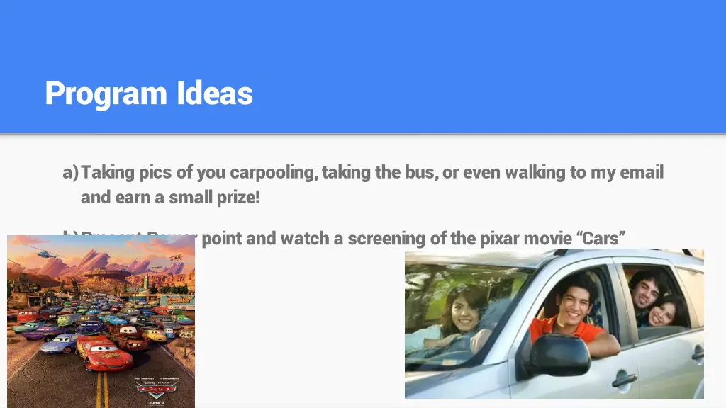 program ideas