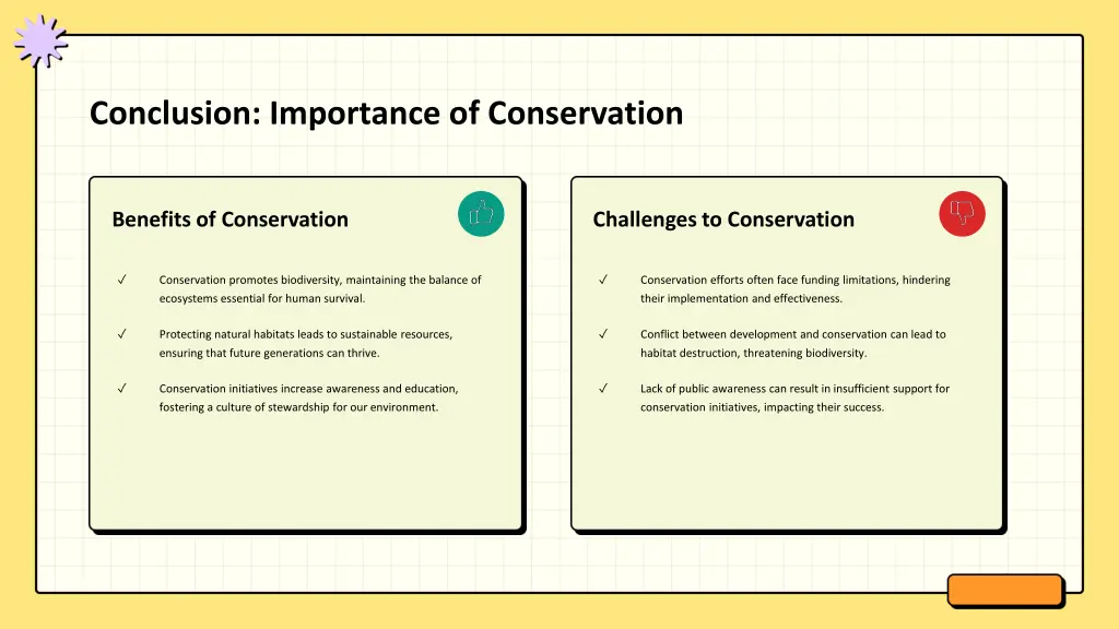 conclusion importance of conservation