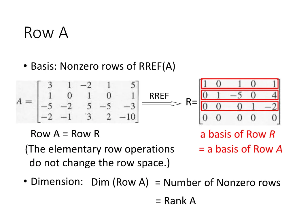 row a