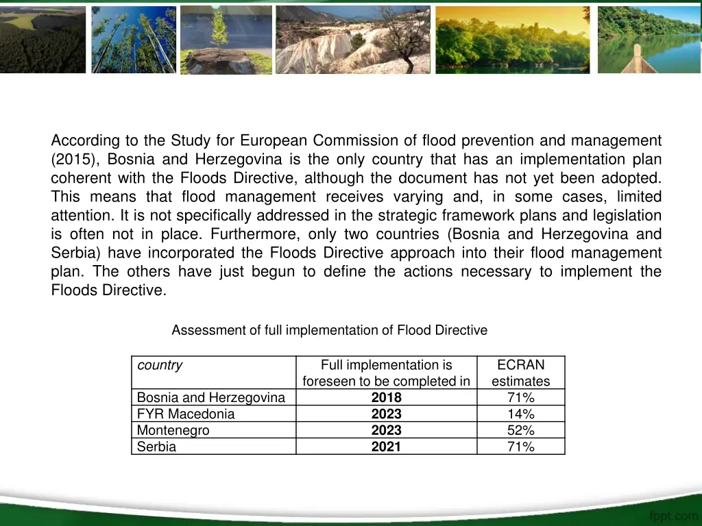 according to the study for european commission
