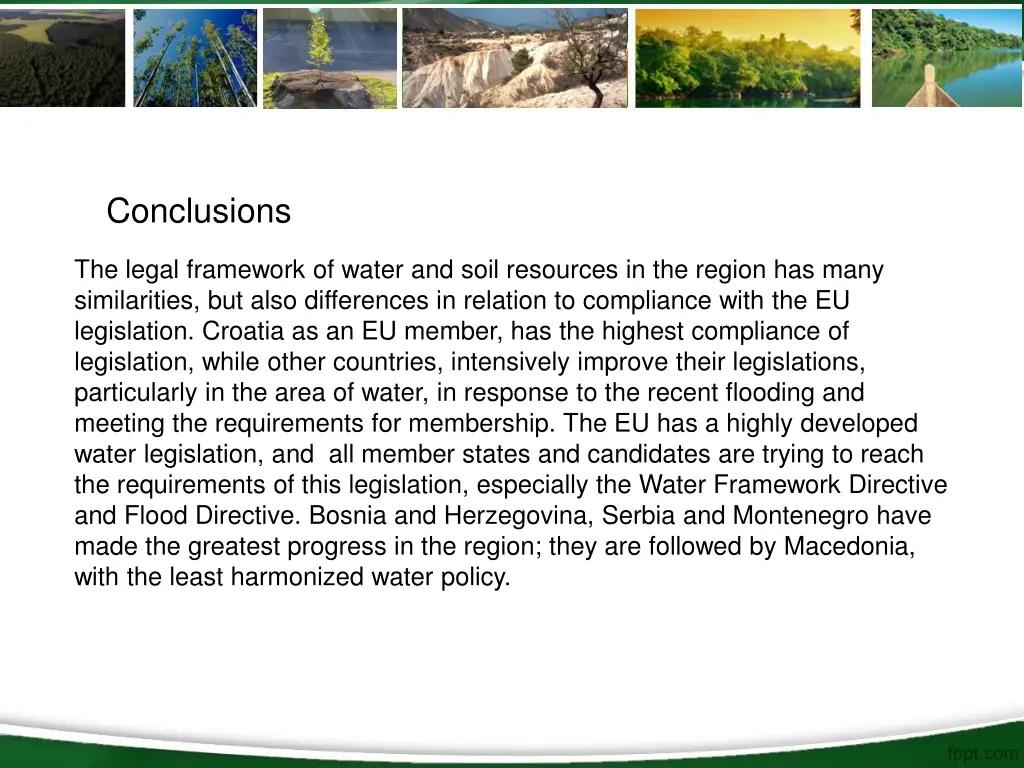 conclusions