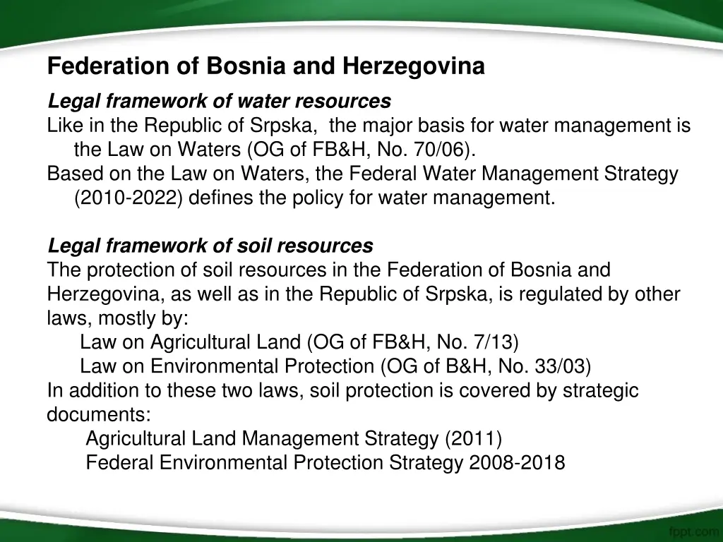 federation of bosnia and herzegovina legal