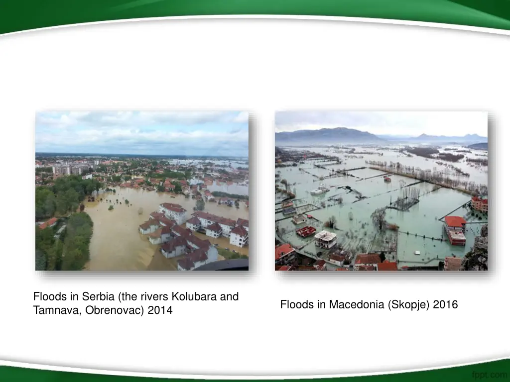 floods in serbia the rivers kolubara and tamnava