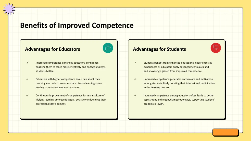 benefits of improved competence