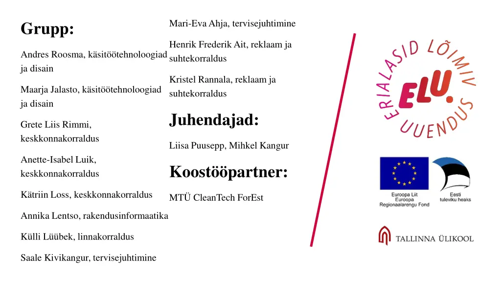 mari eva ahja tervisejuhtimine
