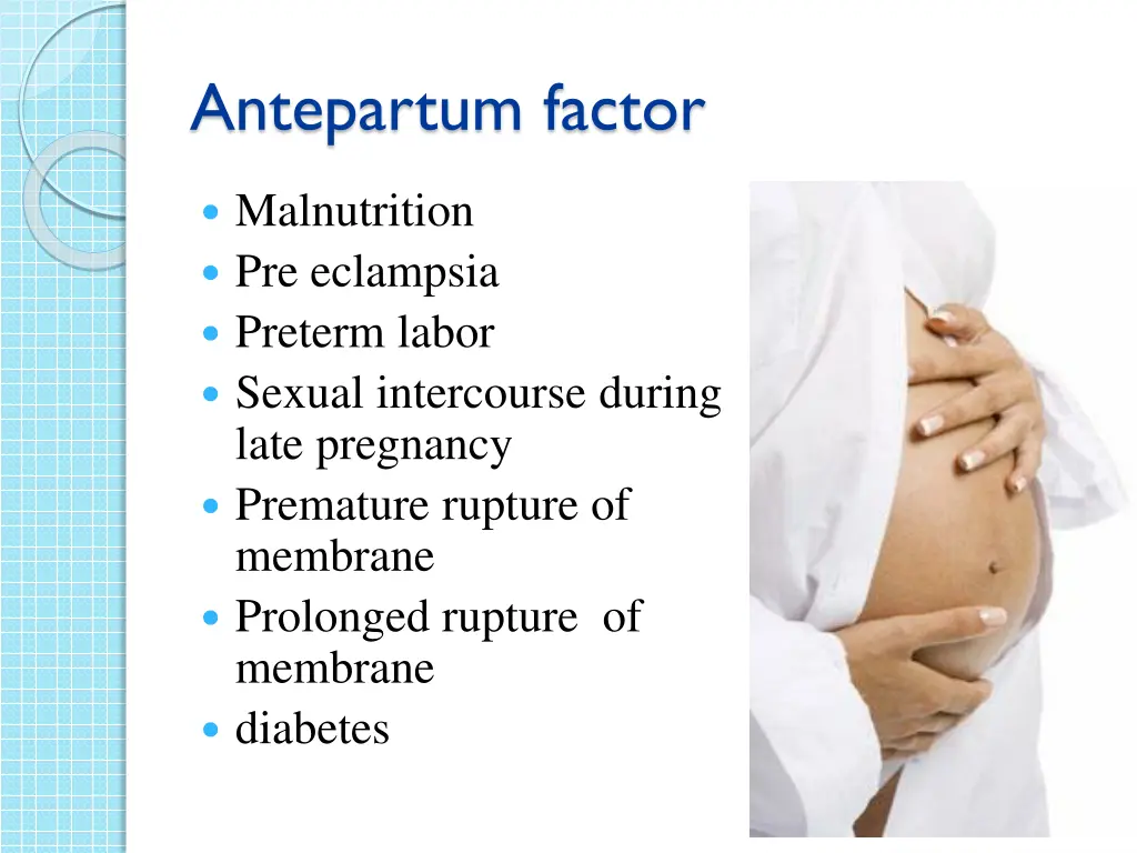 antepartum factor