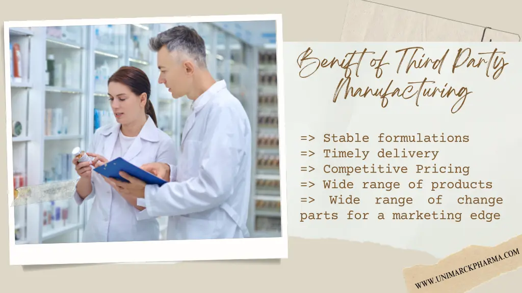 benift of third party manufacturing